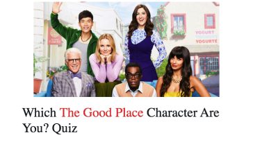 Which The Good Place Character Are You? Quiz