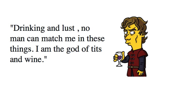 tyrion lannister quotes