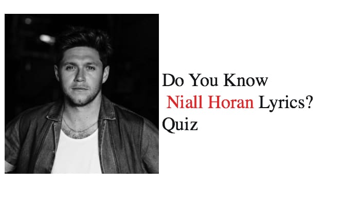 Do You Know Niall Horan Lyrics? Quiz