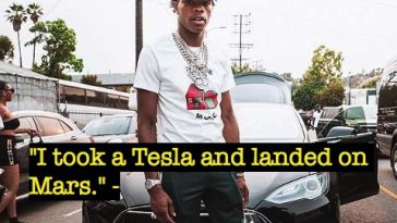 Lil Baby tesla quote lyric