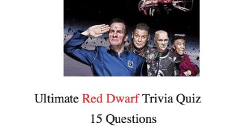 Ultimate Red Dwarf Trivia Quiz