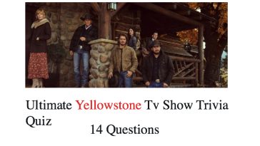 Ultimate Yellowstone Tv Show Trivia Quiz