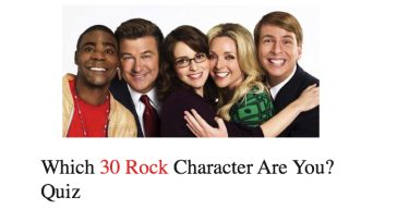 Which 30 Rock Character Are You? Quiz
