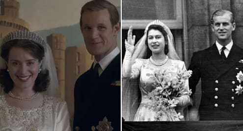 Queen Elizabeth II and Prince Philip's wedding in 1947