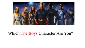 Which The Boys Character Are You?