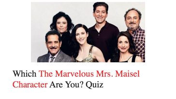 Which The Marvelous Mrs. Maisel Character Are You? Quiz