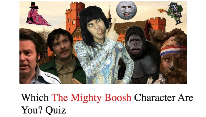 Which The Mighty Boosh Character Are You? Quiz