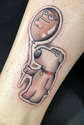 Tattoo uploaded by Rebecca  Stewie Griffin tattoo by Shane Copeland  StewieGriffin ShaneCopeland FamilyGuy tvshow Photo Instagram   Tattoodo