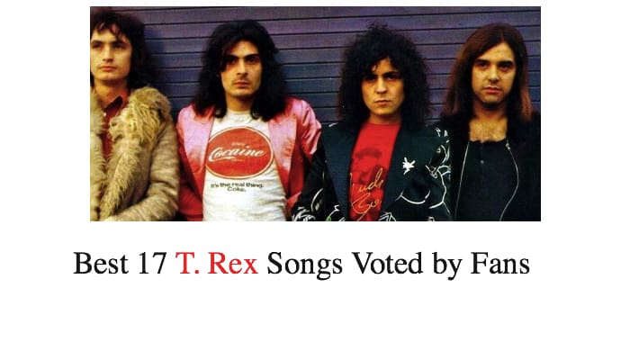 Best 17 T. Rex Songs Voted by Fans