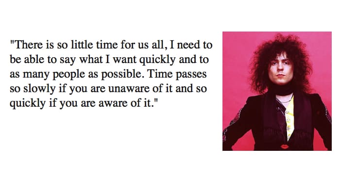 Marc Bolan quotes