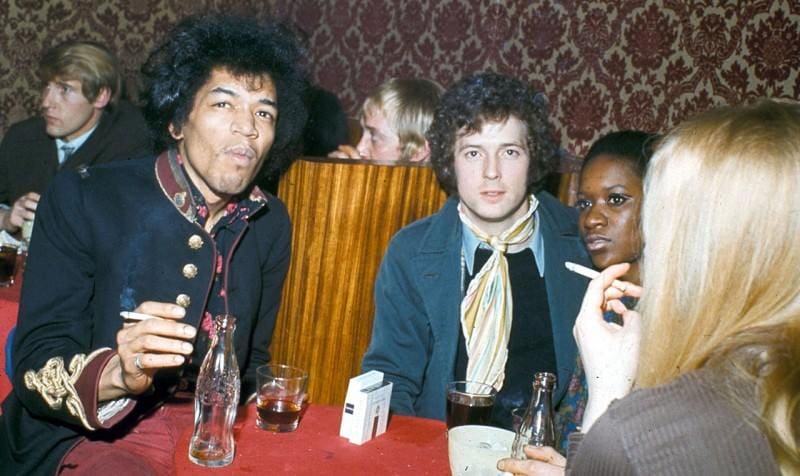 October 1, 1966 - Jimi Hendrix performed live in the UK when for the first time when he jammed with Cream