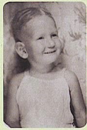 Roy Orbison Childhood photo 3 years old