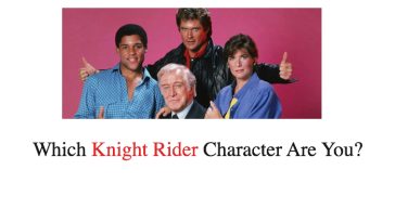 Which Knight Rider Character Are You?