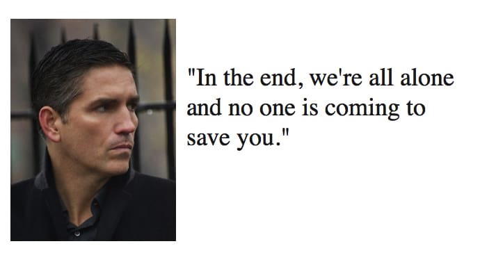 person of interest Reese quotes