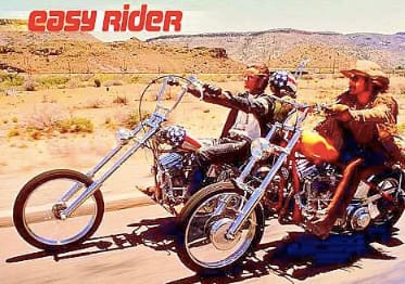 Easy Rider movie which depicts a lifestyle without rules