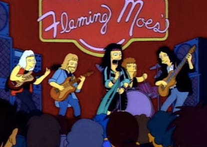 November 21, 1991 Aerosmith performed in simpsons
