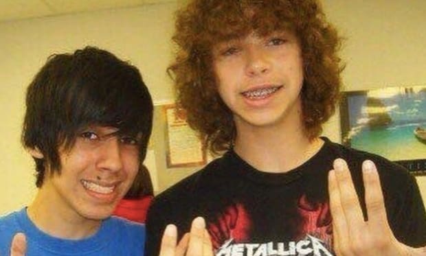 Post Malone Childhood photo Metallica T-Shirt