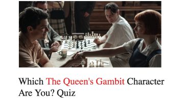 Which The Queen's Gambit Character Are You? Quiz