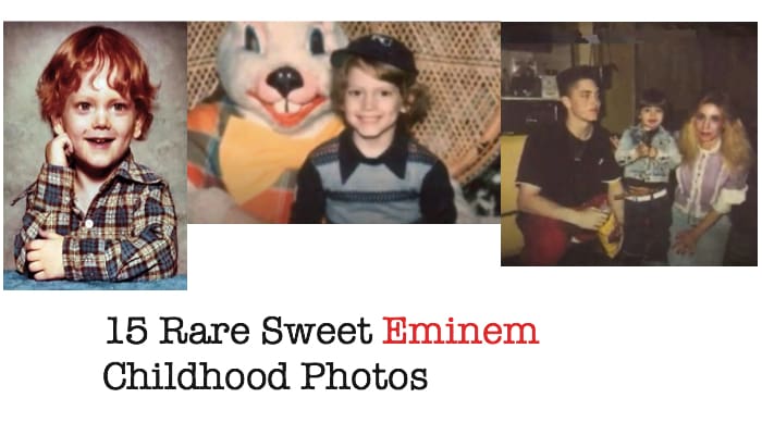 15 Rare Sweet Eminem Childhood Photos