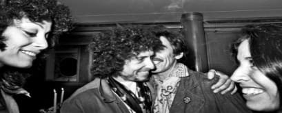 Bob Dylan, George Harrison and Sara Dylan 6 March 24, 1975 bob dylan george harrison