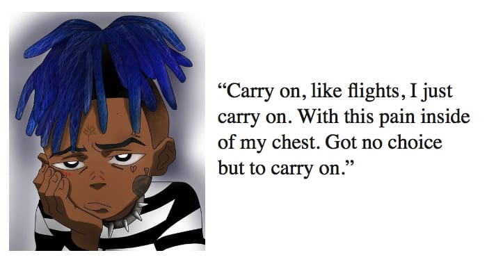 XXXTentacion sad quotes