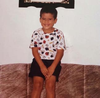 Bad Bunny Childhood Photo