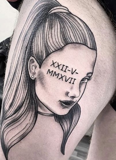 Ariana Grande tattoo 11