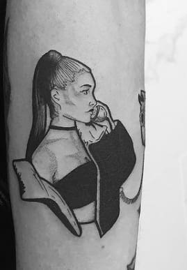 Ariana Grande tattoo 16