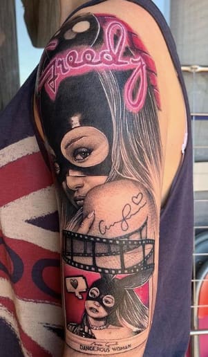 Ariana Grande tattoo 6