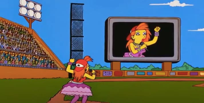 January 17, 1999 – Cyndi Lauper loaned her voice and likeness to FOX-TV’s “The Simpsons”