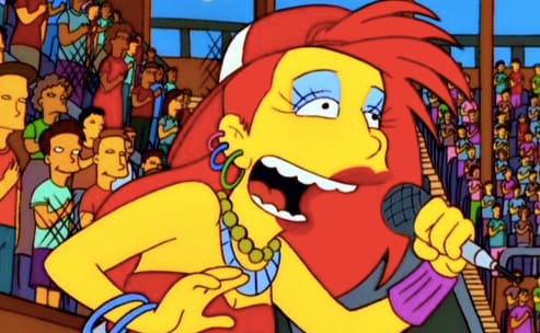 January 17, 1999 – Cyndi Lauper loaned her voice and likeness to FOX-TV’s “The Simpsons”