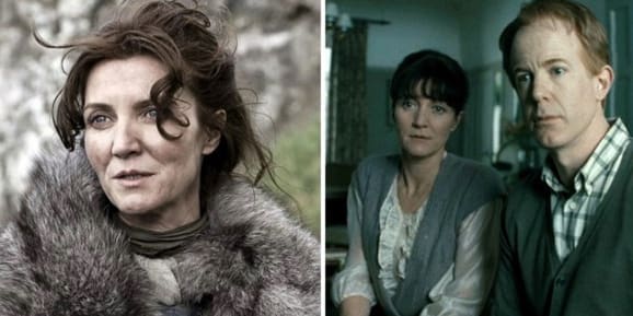 Michelle Fairley, who plays Catelyn Stark, previously played Hermione's mother in Harry Potter.