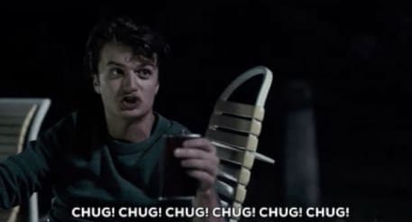 Steve was supposed to be a swimmer. Joe Keery trained for 6 weeks for that