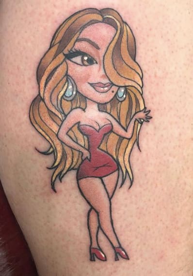 mariah Carey tattoo