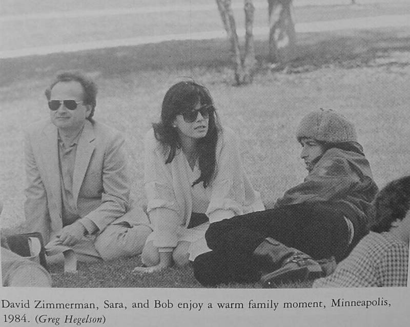 David Zimmerman, Sara, & Bob Dylan 1984