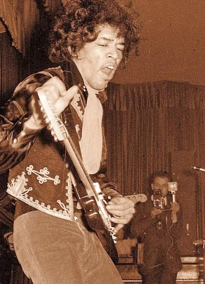 Jimi Hendrix 1969 Stuttgart Germany Reproduction Concert Poste