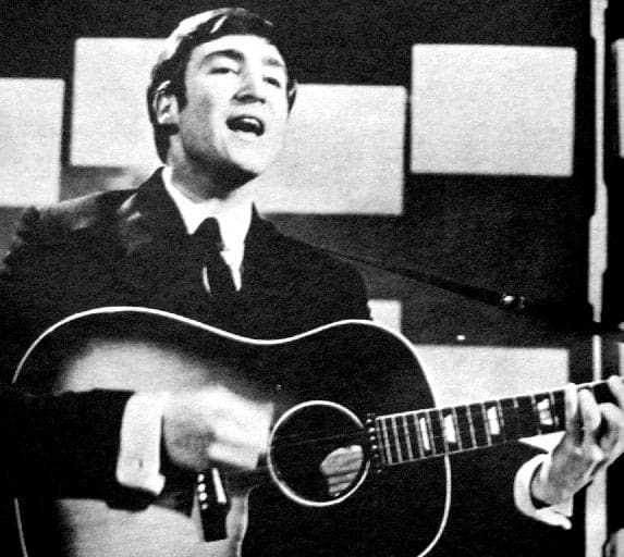 George Harrison, 1963 John Lennon performing on Thank Your Lucky Stars, 13 January 1963