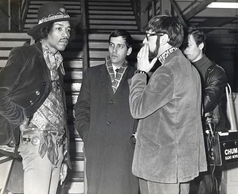 Jimi Hendrix With Friends