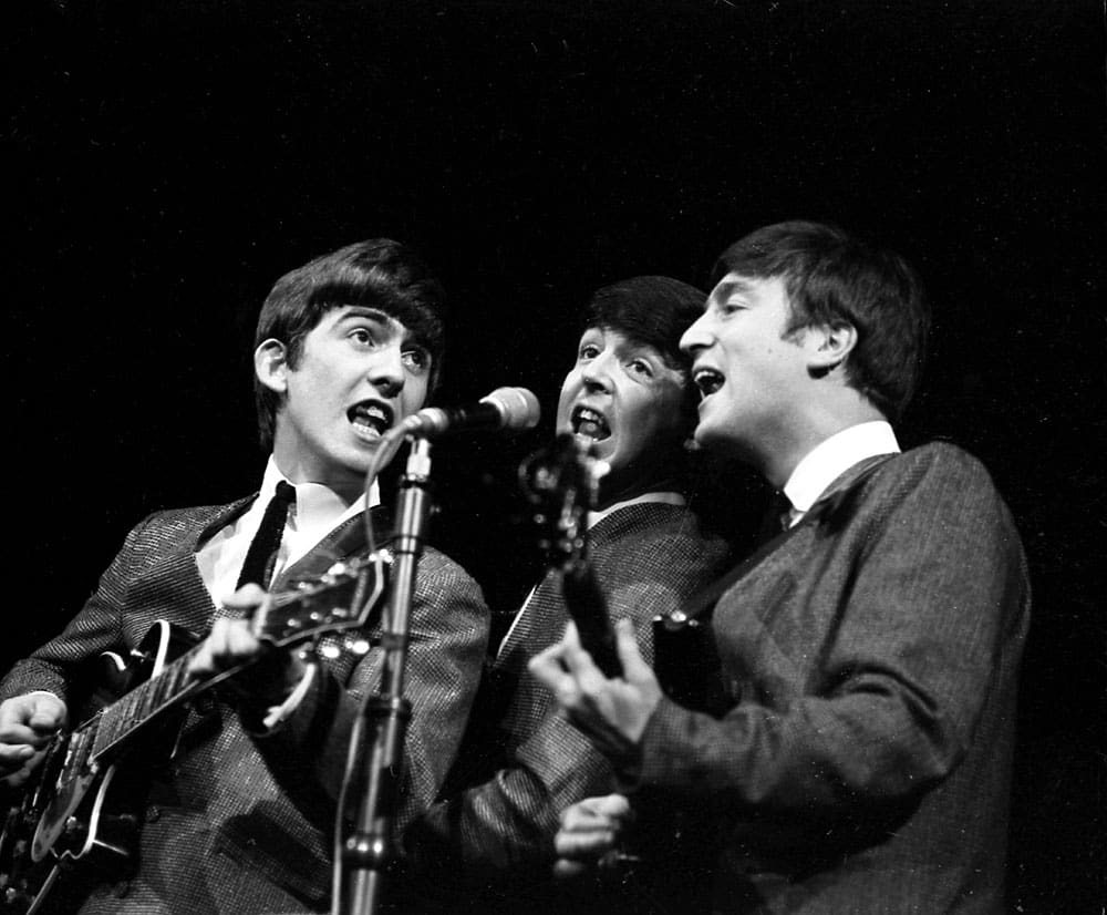 They then moved to nearby Montague Square where The Beatles posed next to a parking meter, onto which John Lennon placed his glasses.