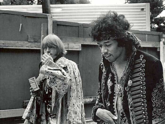 Brian Jones & Jimi Hendrix