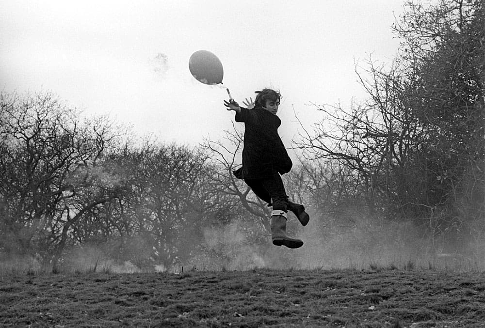 John Lennon filming Not Only But Also, Wimbledon Common, London