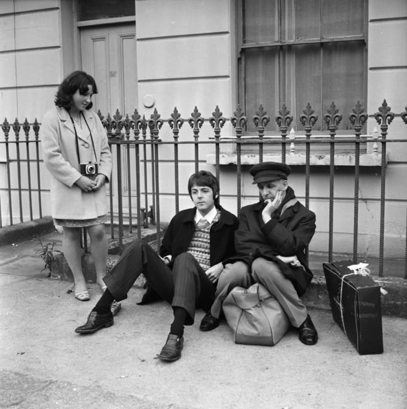 Paul on a London street, 1967