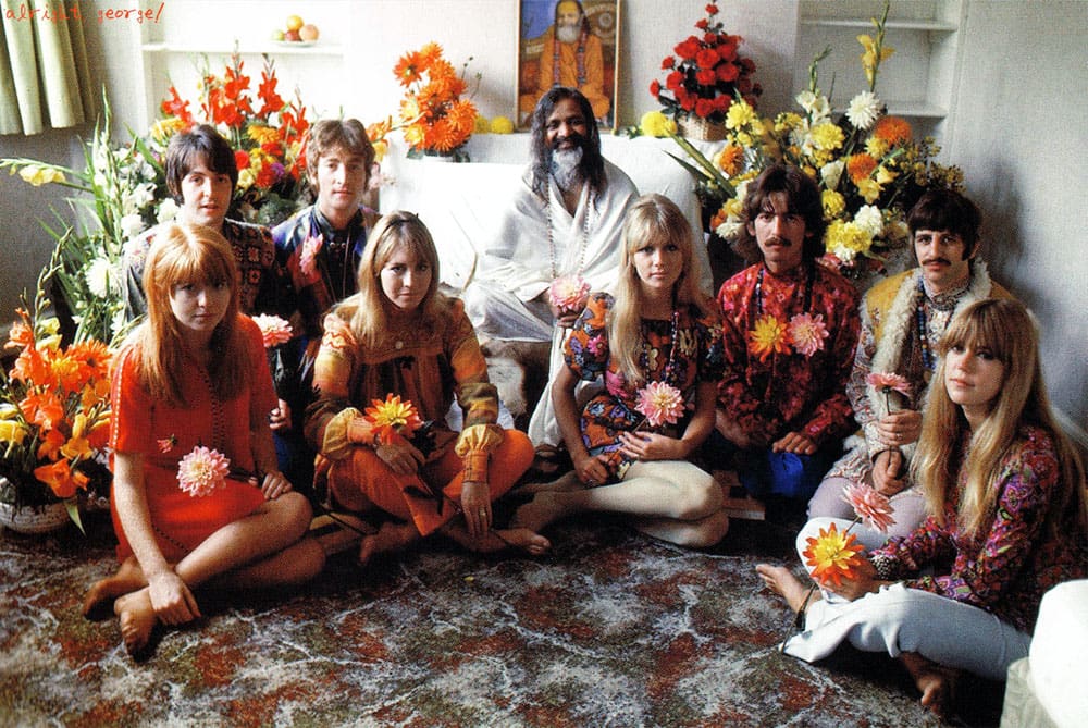 The Maharishi met The Beatles in London in August 1967
