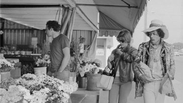 79 Jimi Hendrix at the Flower Stand Monterey CA 1967
