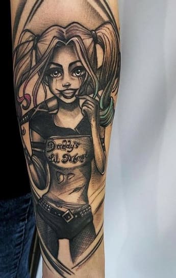 Harley Quinn tattoo 10