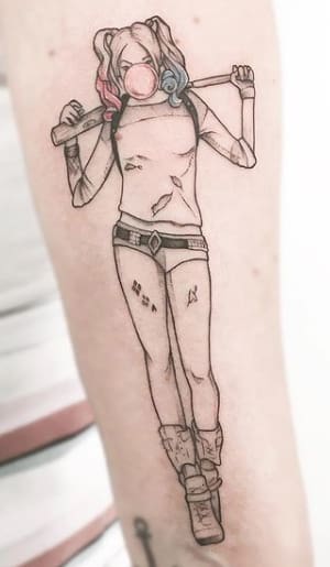 Harley Quinn tattoo 25