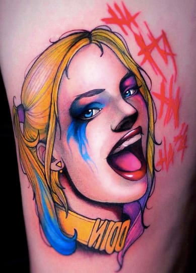 Harley Quinn tattoo 45