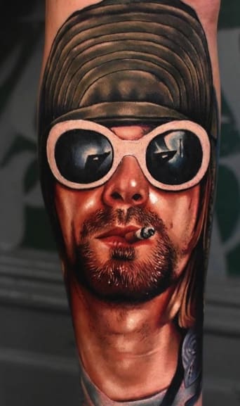 Kurt Cobain Tattoo