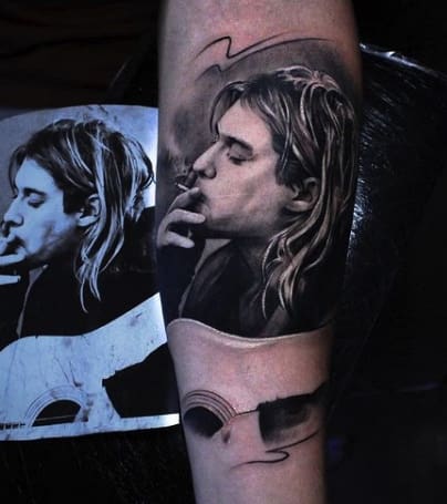 Kurt Cobain Tattoo