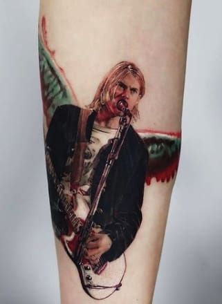 Kurt Cobain Tattoo